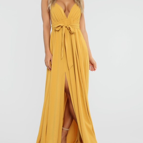Yellow Maxi Sun dress - Picture 2 of 2